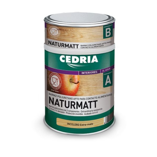 Cedria Barniz Naturmatt Mate Incoloro Al agua